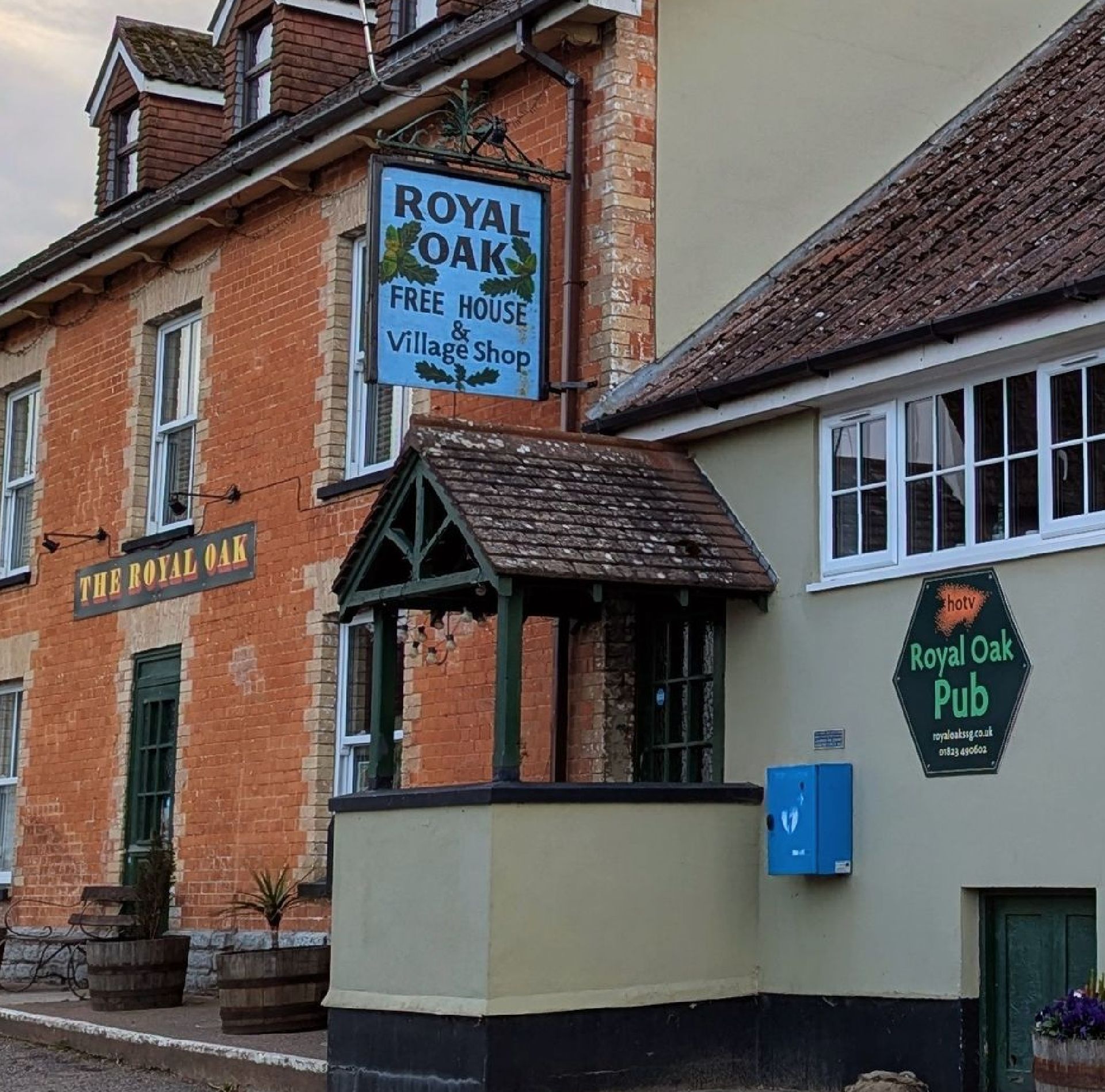 The Royal Oak. Home of the Heart of the Village