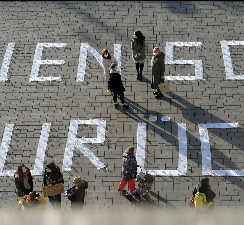 Demo keinen schritt zurueck