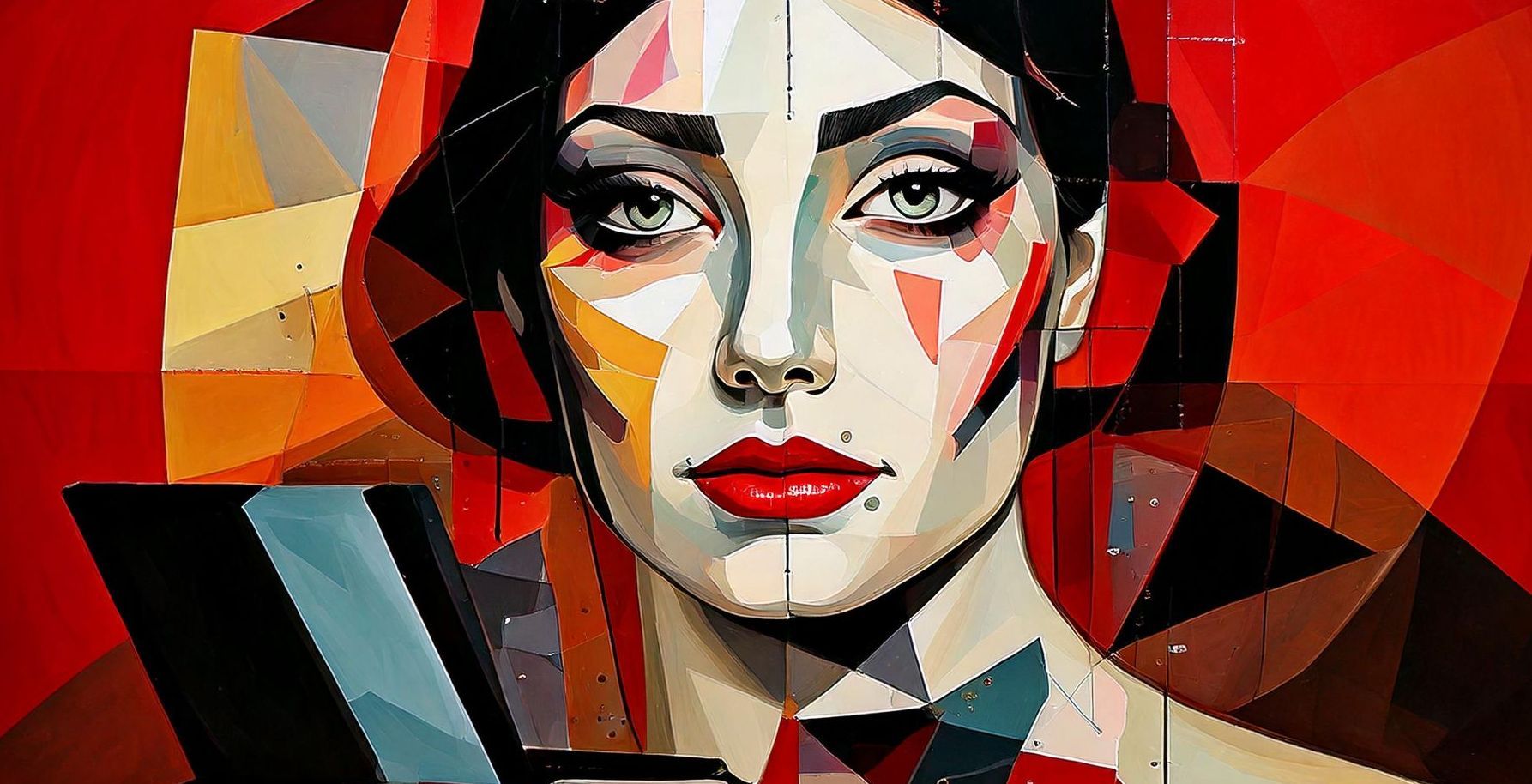 ki generierte Frau expressionistisch wirtschaftsfrauen