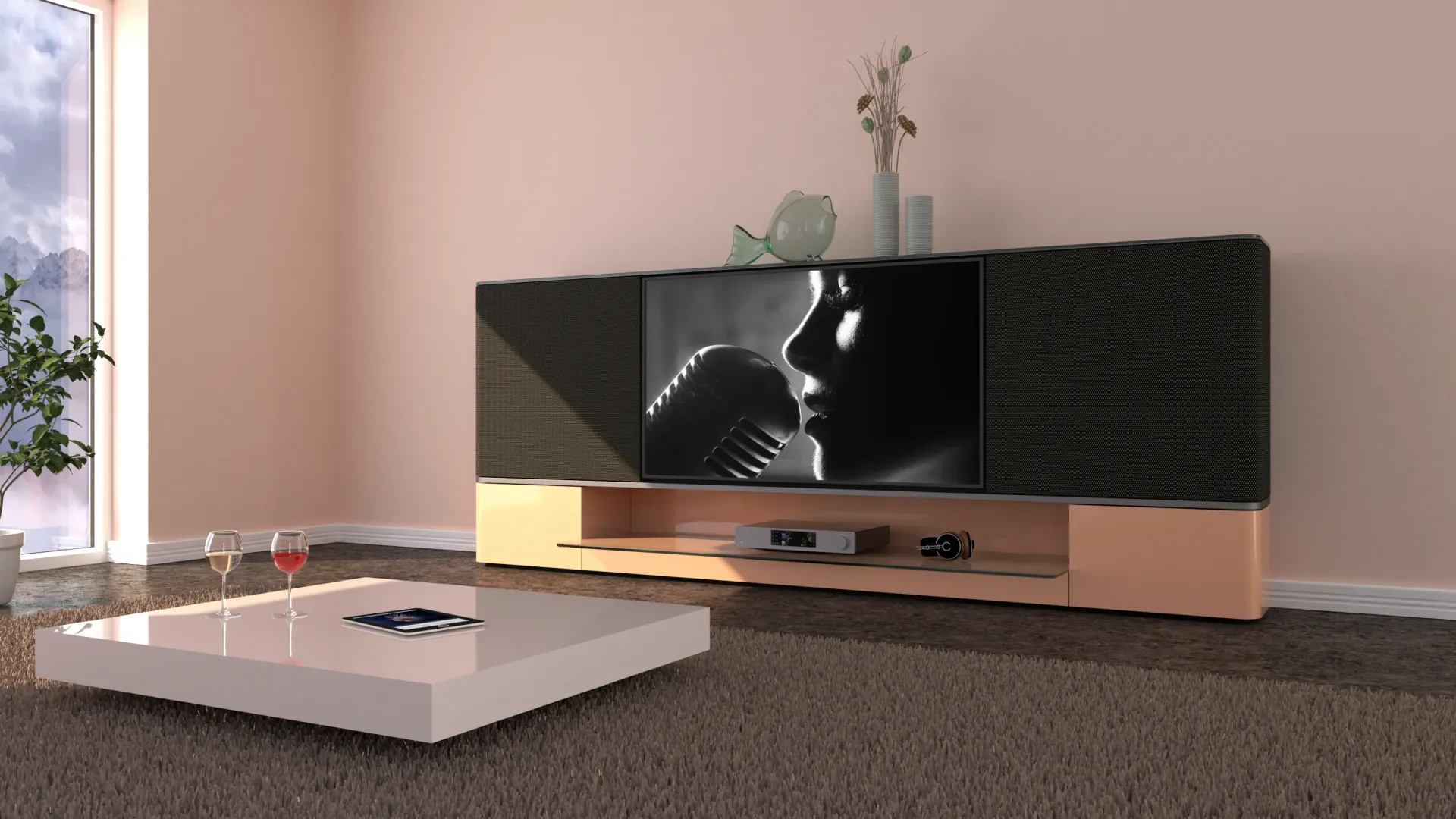 Farbvariante Peach Fuzz InOne 55