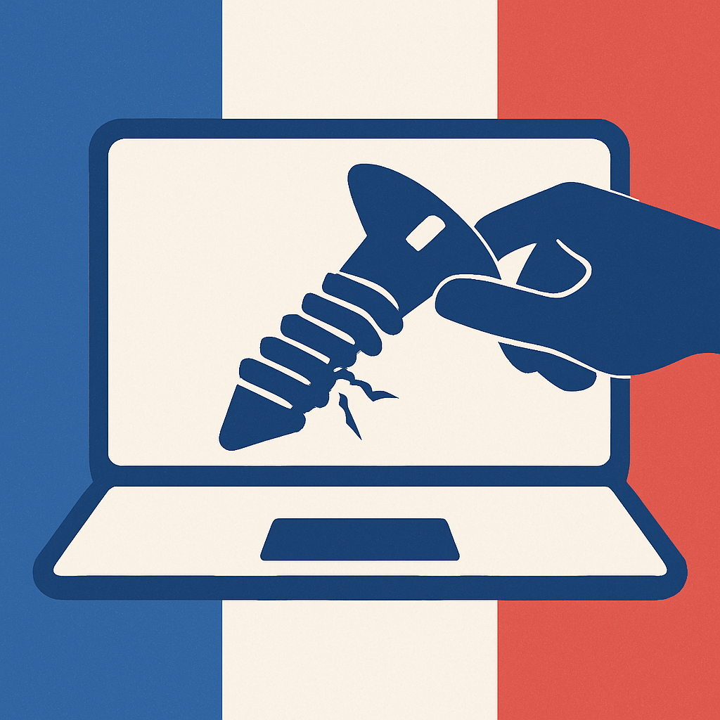 retirer une vis coincée dans un PC portable huawei