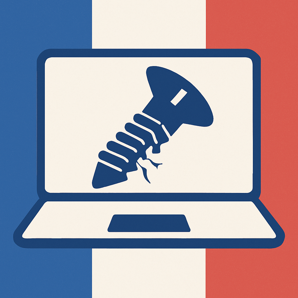 retirer une vis coincée dans un PC portable huawei