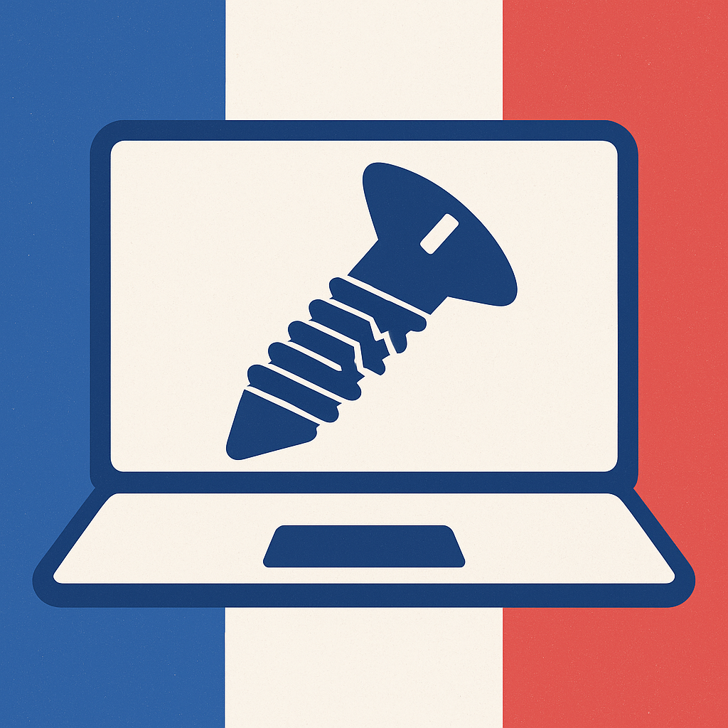 retirer une vis coincée dans un PC portable huawei