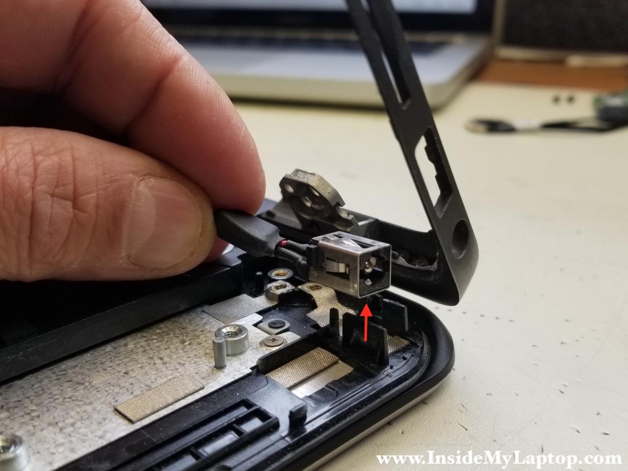 réparation changement de connecteur de charge portable msi