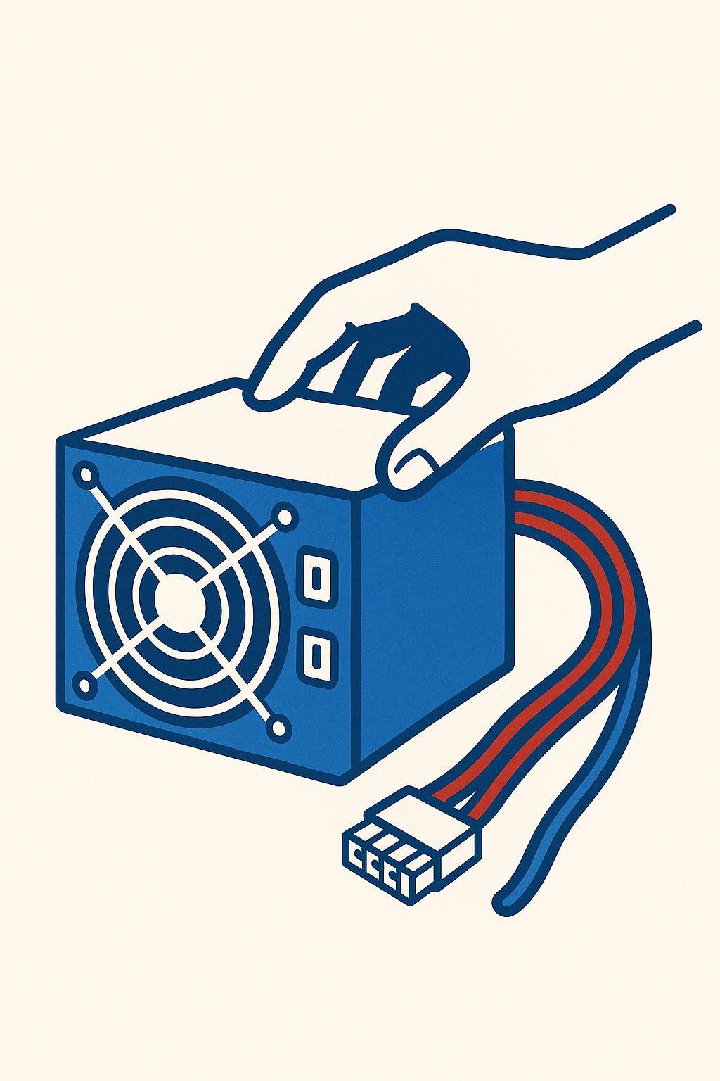 changement du bloc d'alimentation pc bureau hp