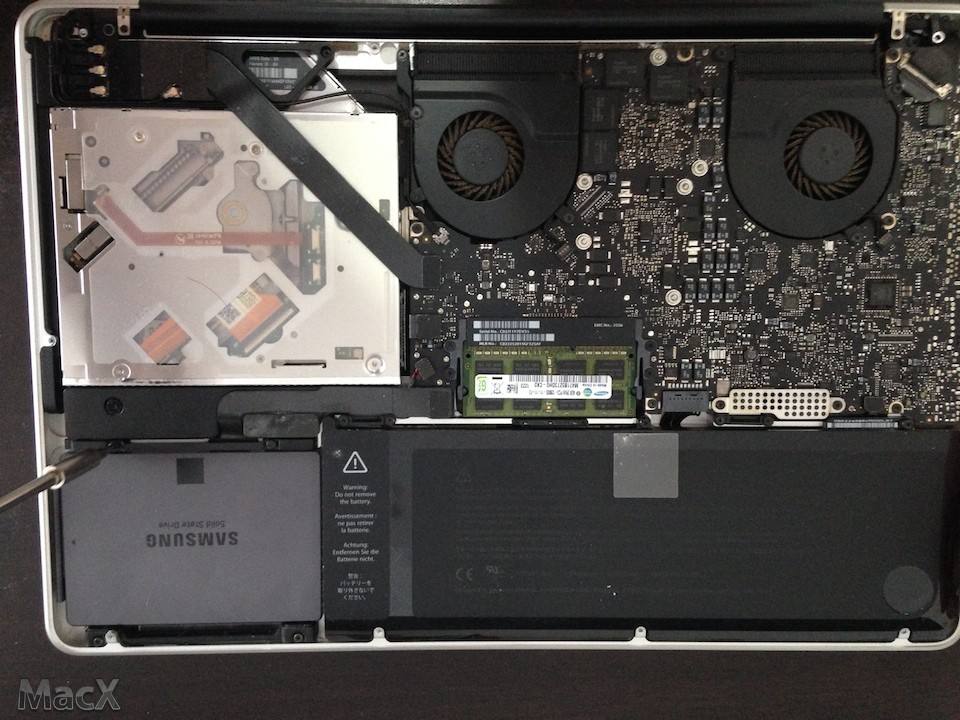 remplacer changer disque dur du MacBook pour SSD