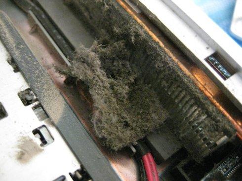 dépoussiérage Nettoyage ordinateur hp