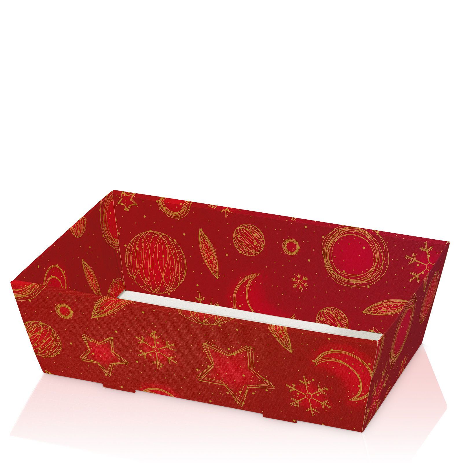 Präsentkorb mit verschiedenen weihnachtlichen Motiven und Größen ab Lager - finkhandel.de