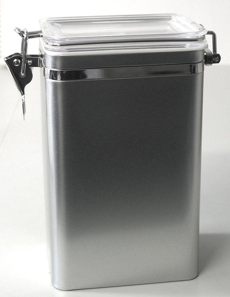 Kaffeedosen mit Aromadichtung, Blechdosen mit Spannring