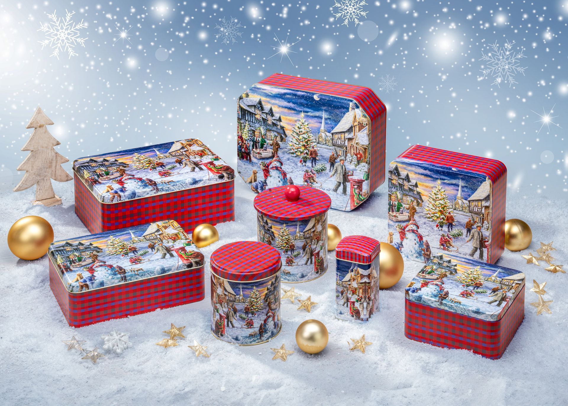 Serie Weihnachtsmarkt Weihnachtsdosen