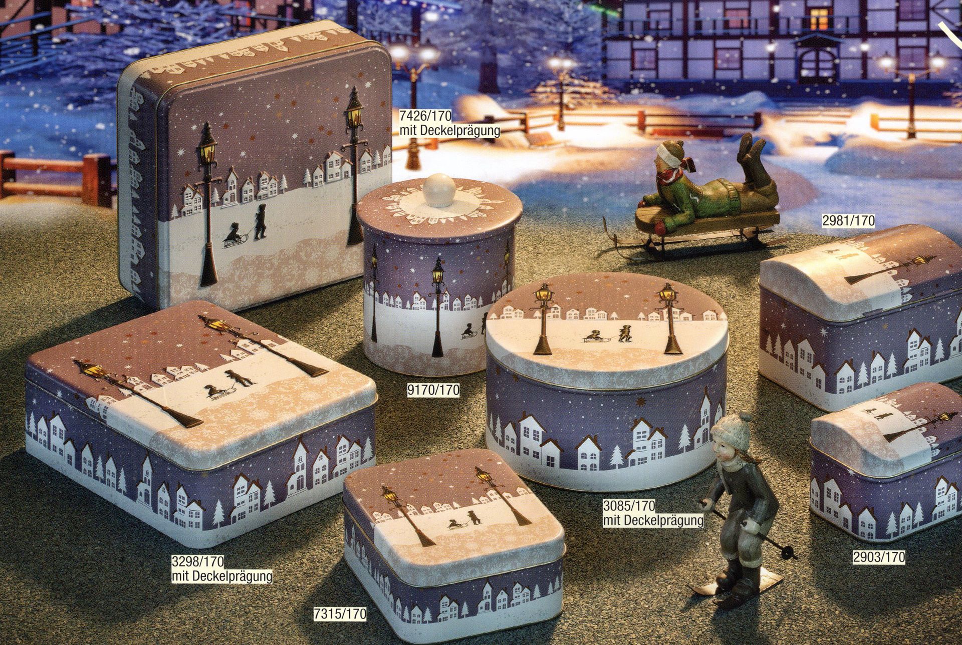 Serie Silent Night Weihnachtsdosen