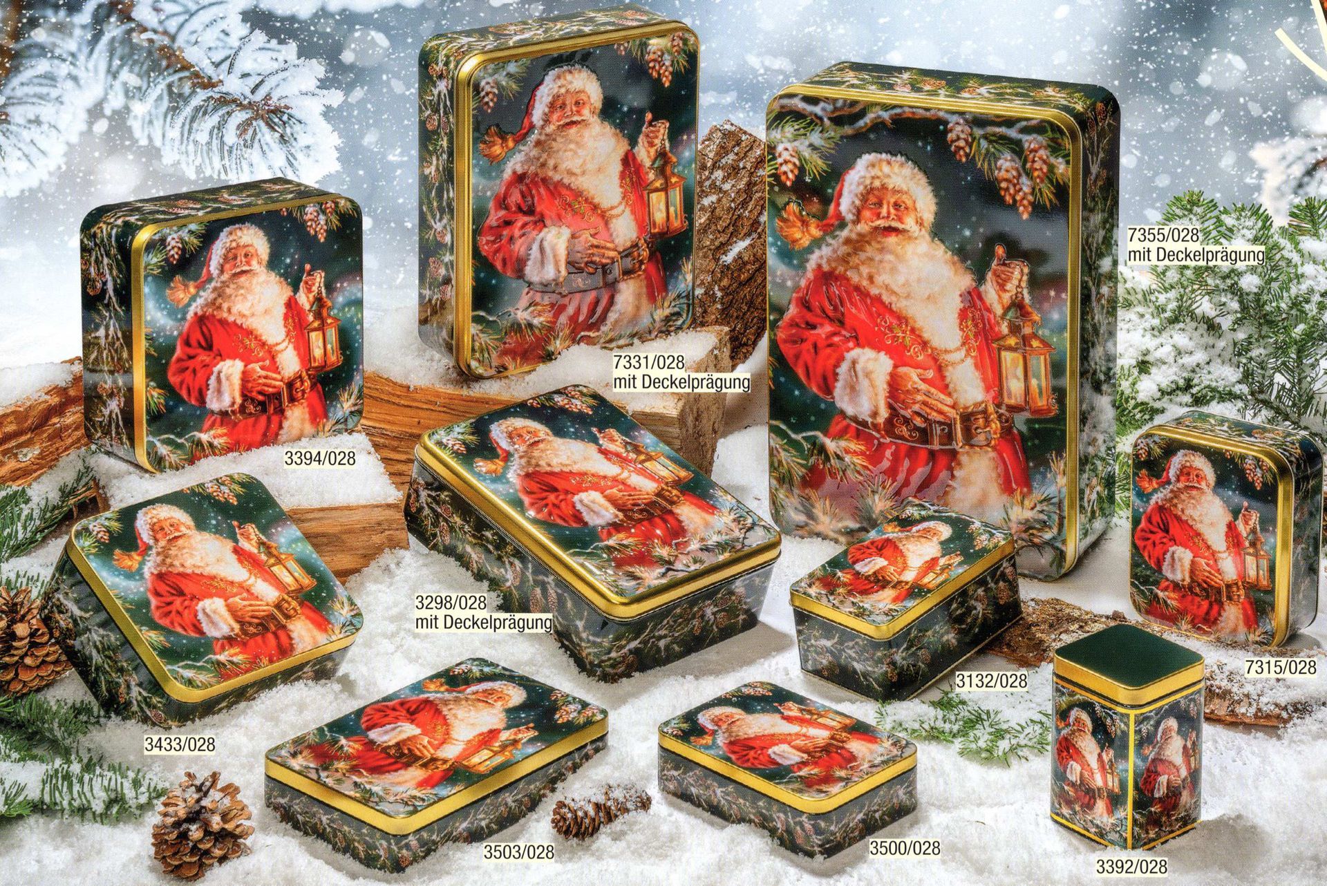 Serie Santa Weihnachtsdosen