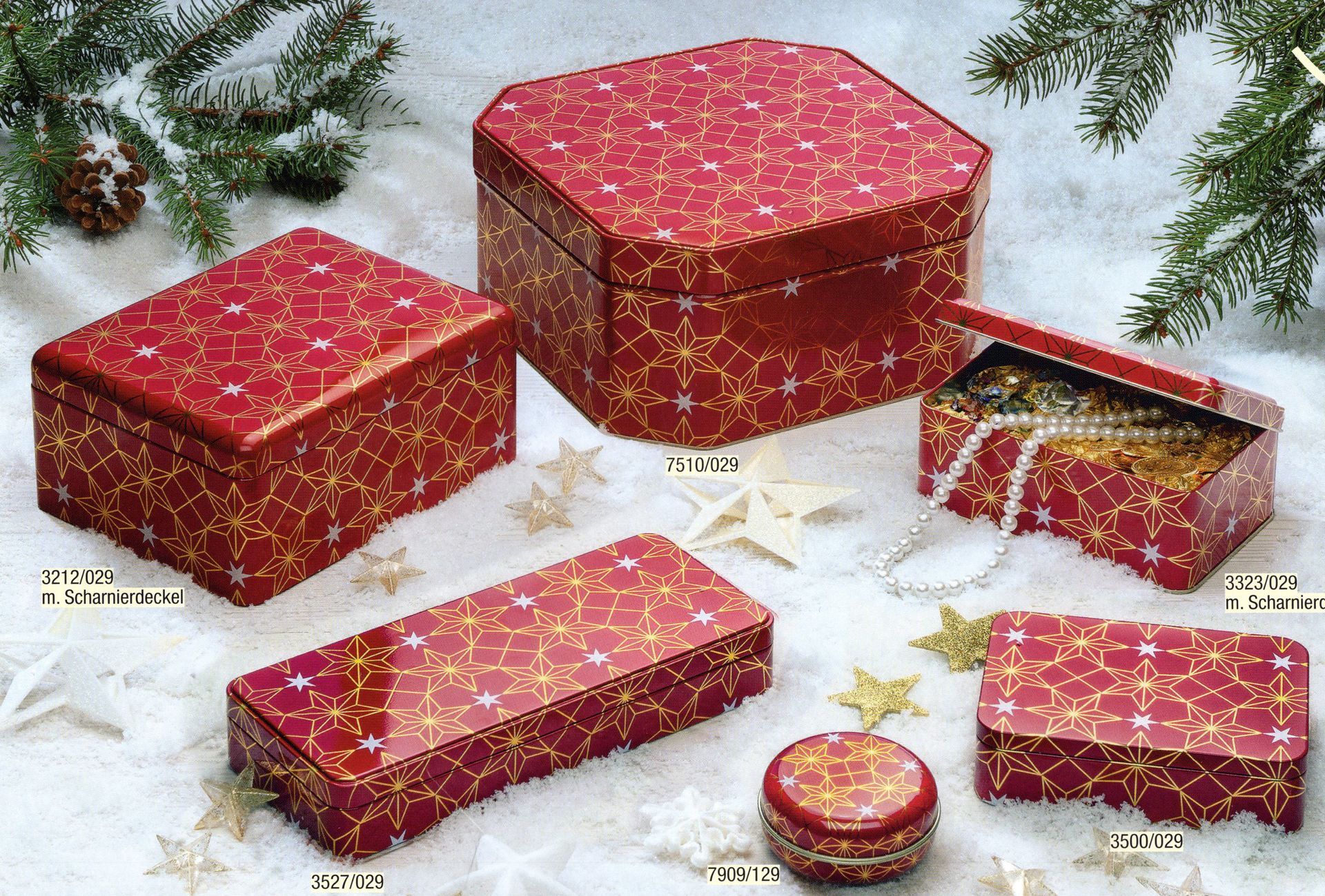 Serie Yule rot Weihnachtsdosen