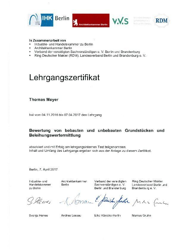 Bewertung von bebauten-und unbebauten Grundstücken m Dipl.-Ing. (FH) Immobilienbewertung-und beratung
