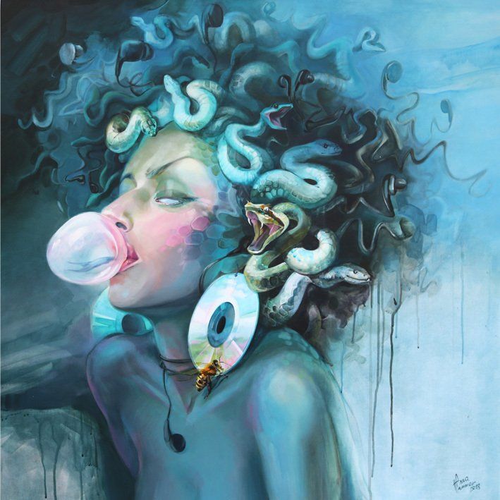 Anna Hammer Kunst Figurative Art Porträt