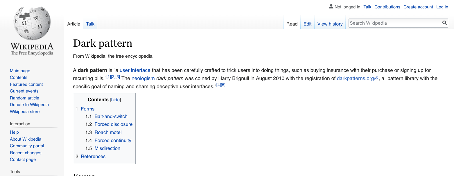 https://en.wikipedia.org/wiki/Dark_pattern