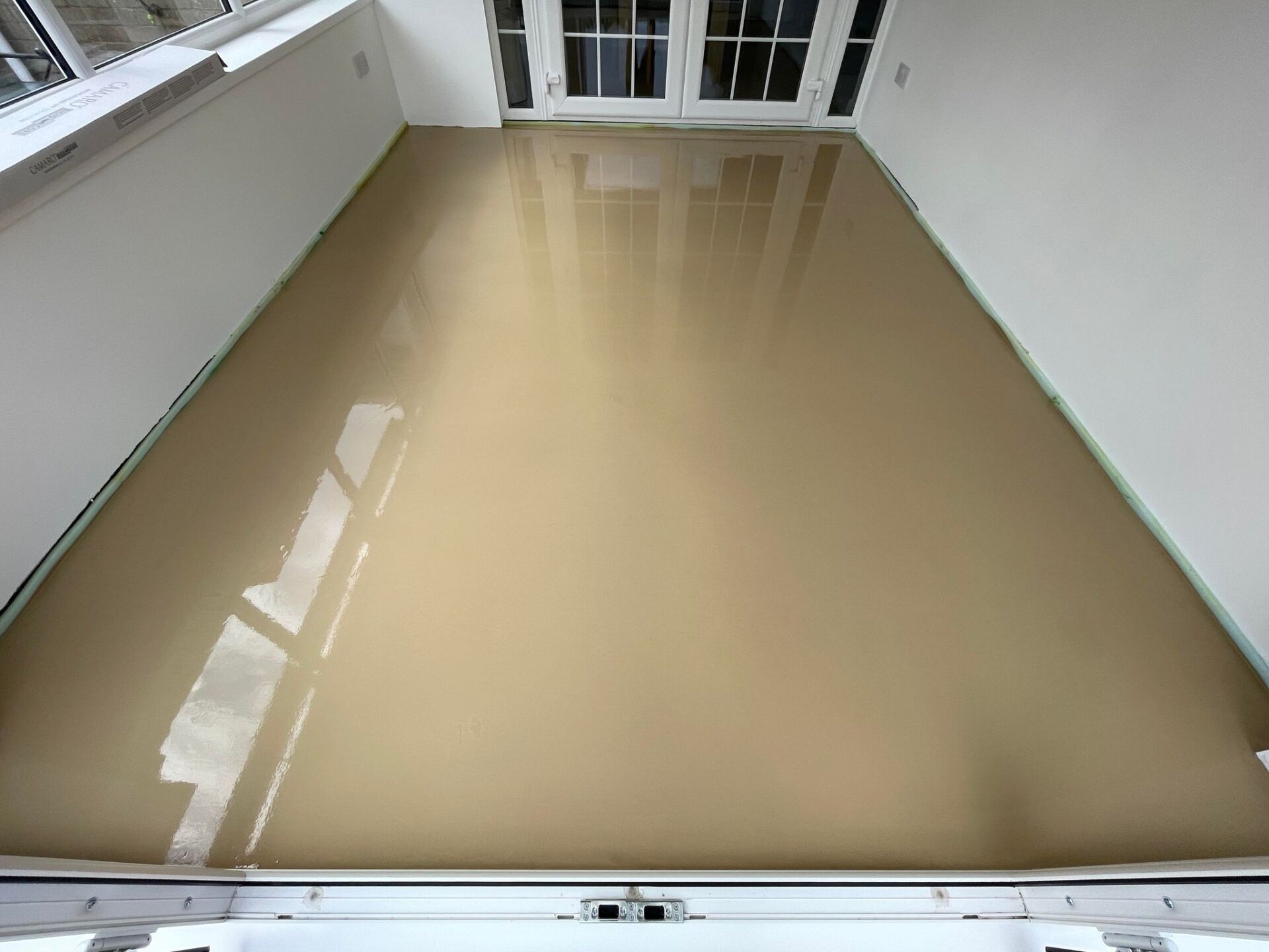 Floor preparation work