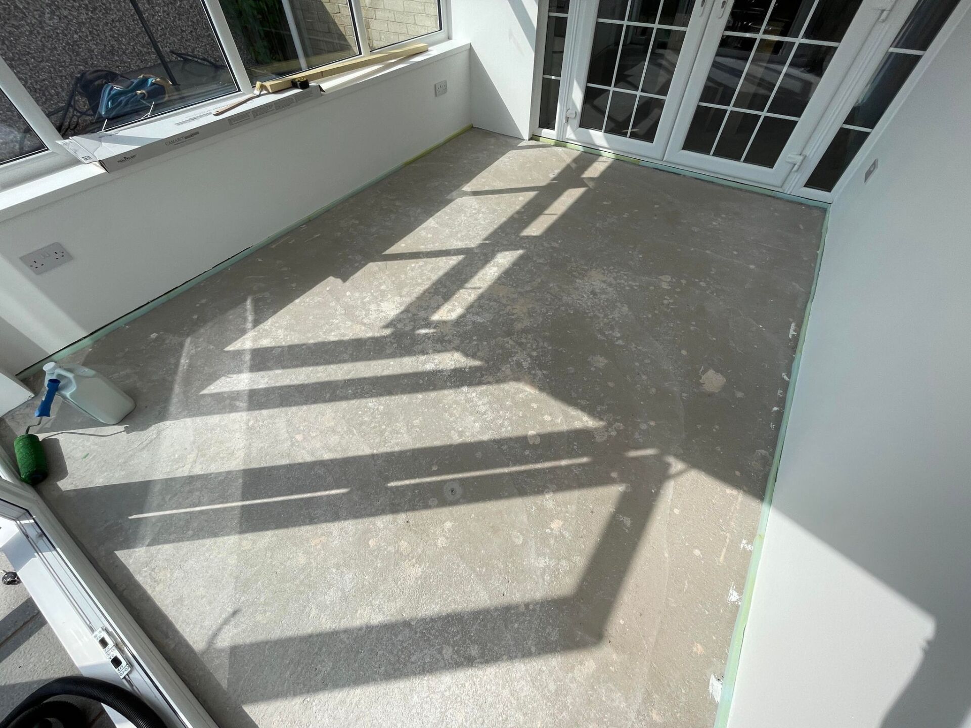 Floor preparation work