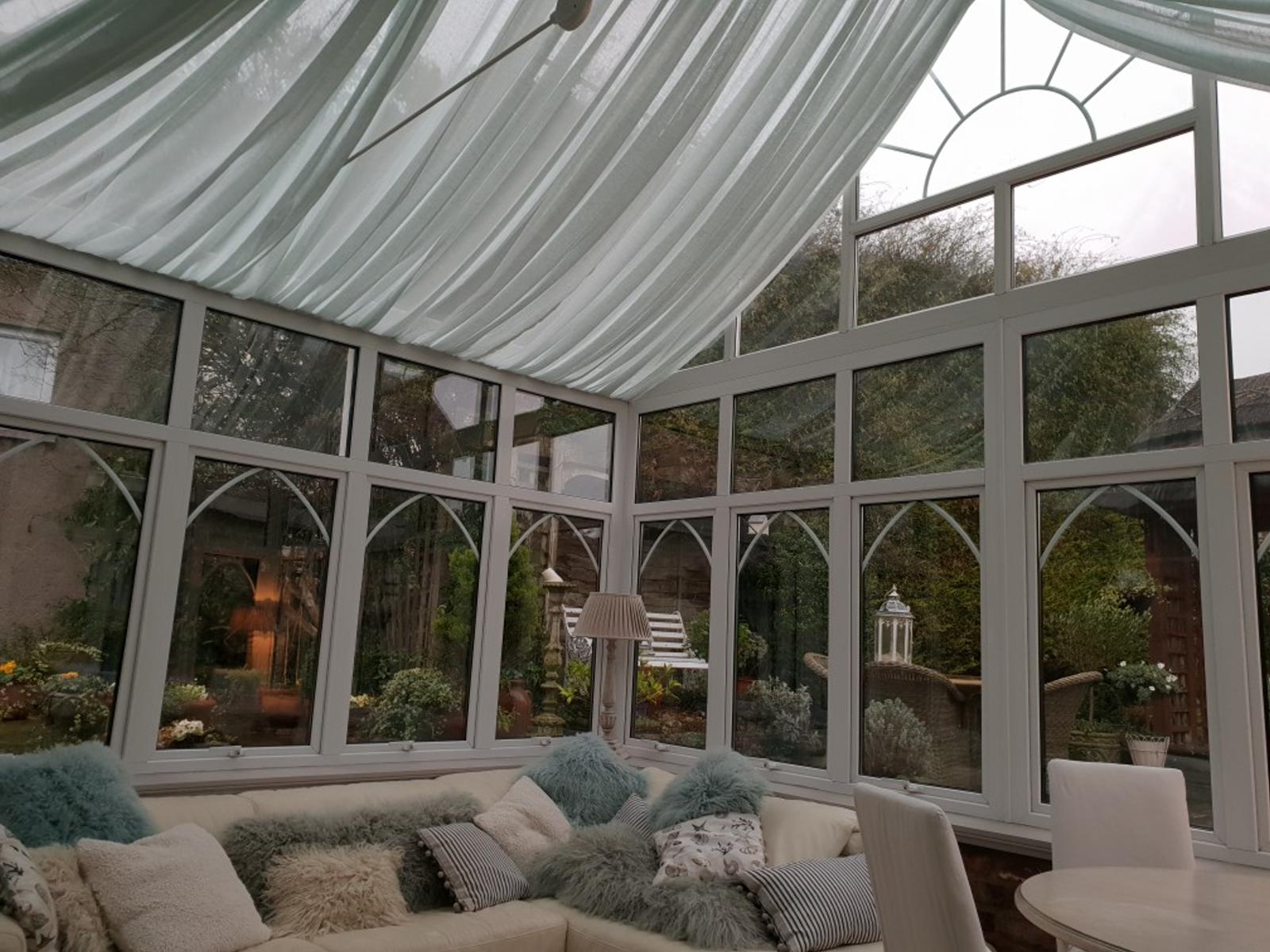Conservatory roof tenting