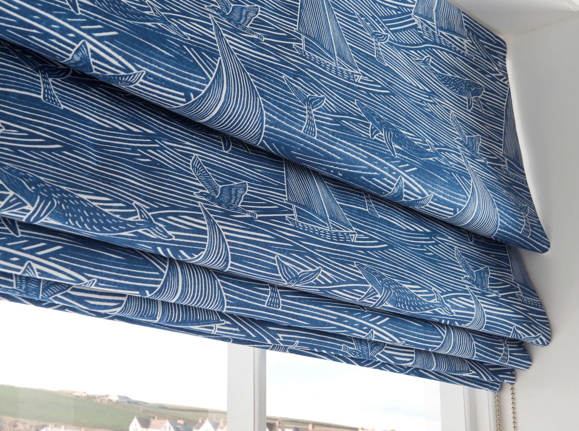 Made to measure curtains and roman blinds