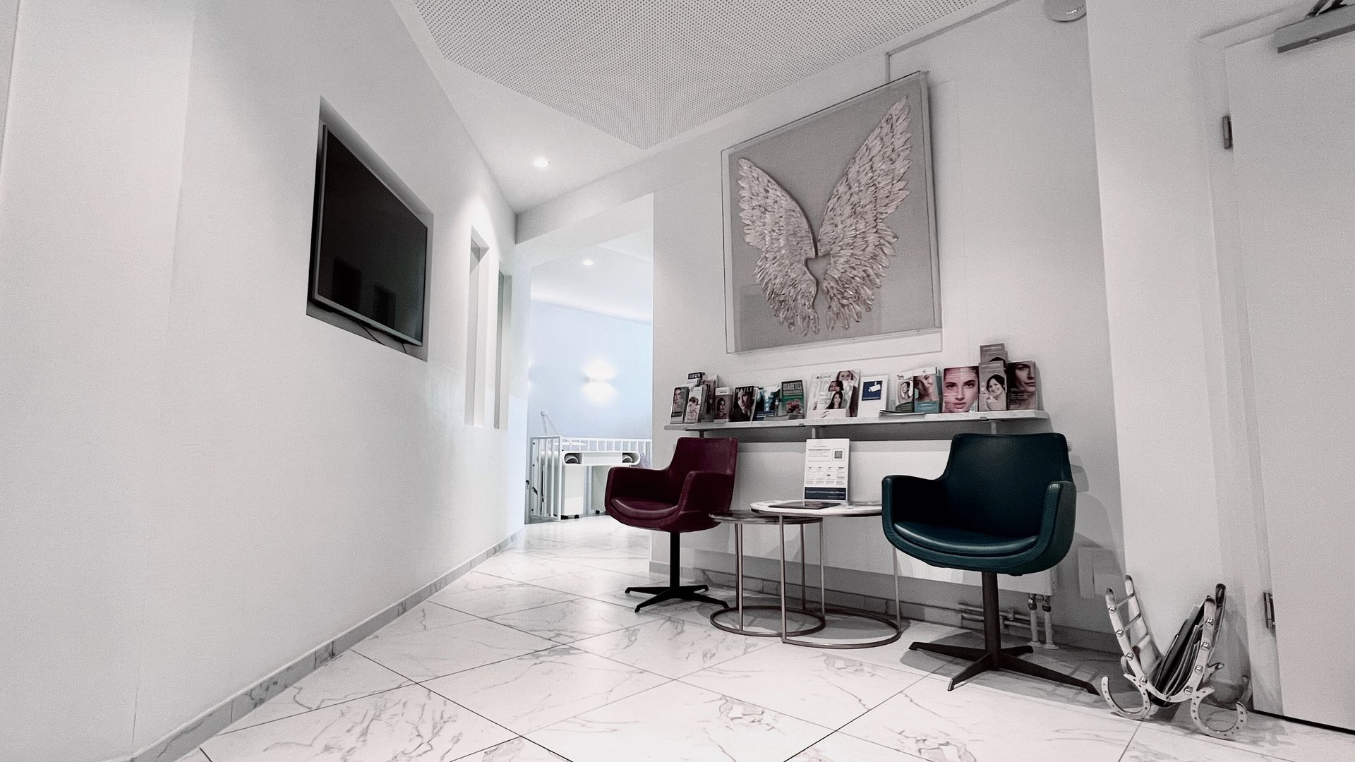 Wartebereich von Eva Herrmann im Med Center München Süd