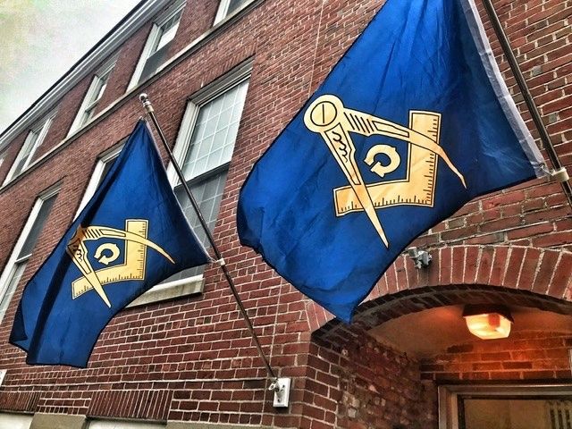 Maonic Flags at Azure Lodge