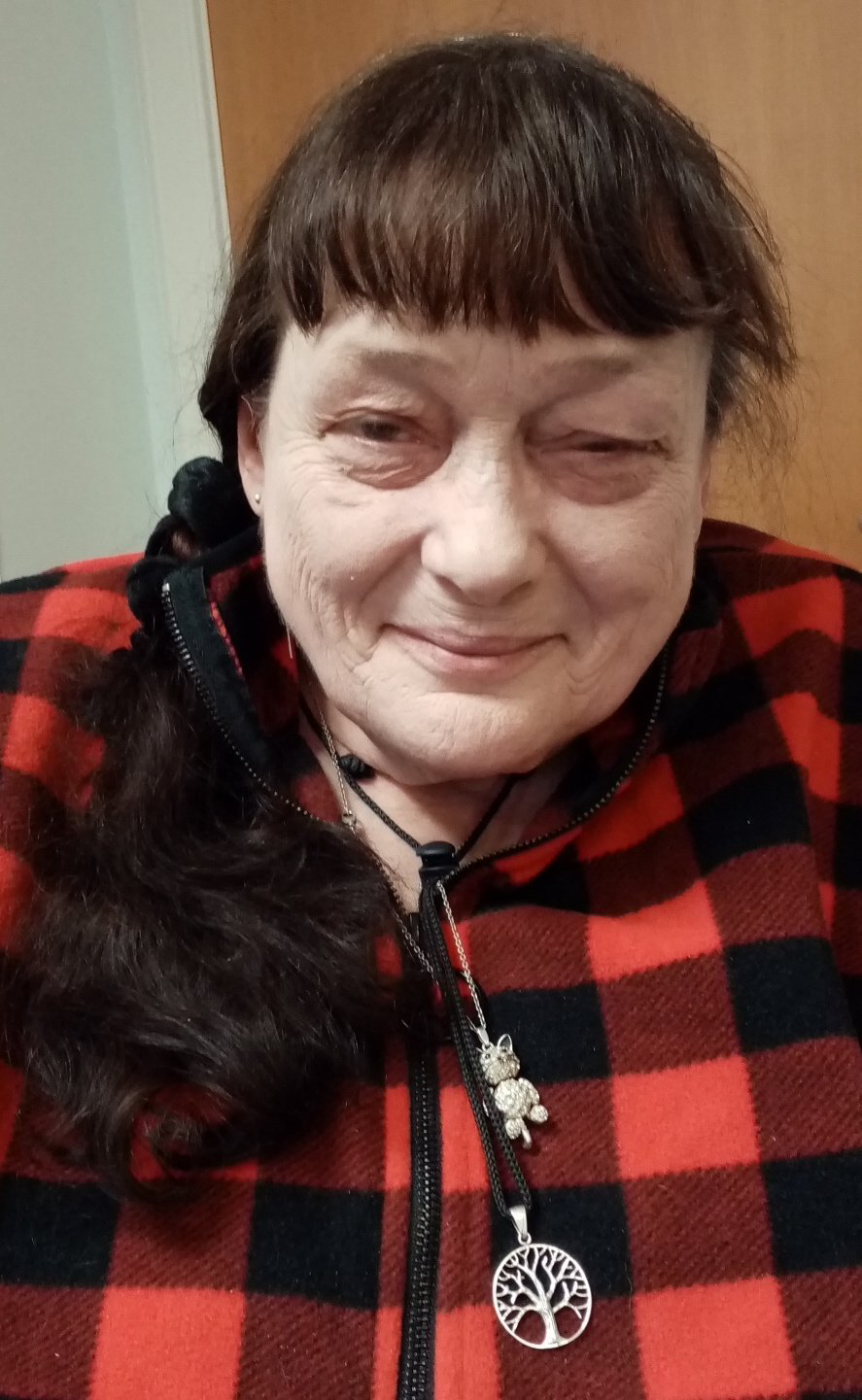 Photograph of Leigh Crichton trustee of the charity