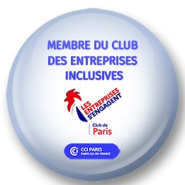 Badge membre du club inclusif
