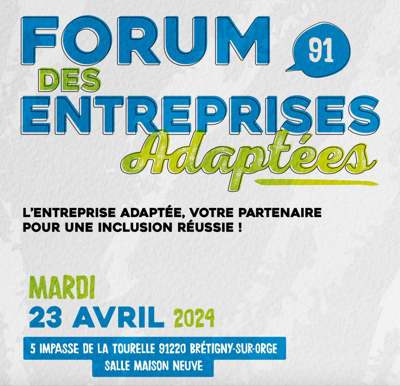 Forum des entreprises adaptées le 23 avril 2024