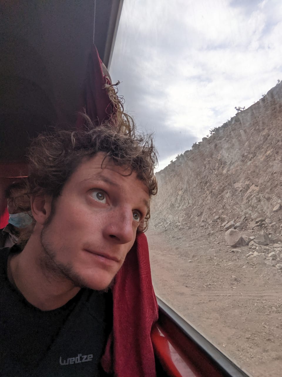 Selfie dans un vehicule