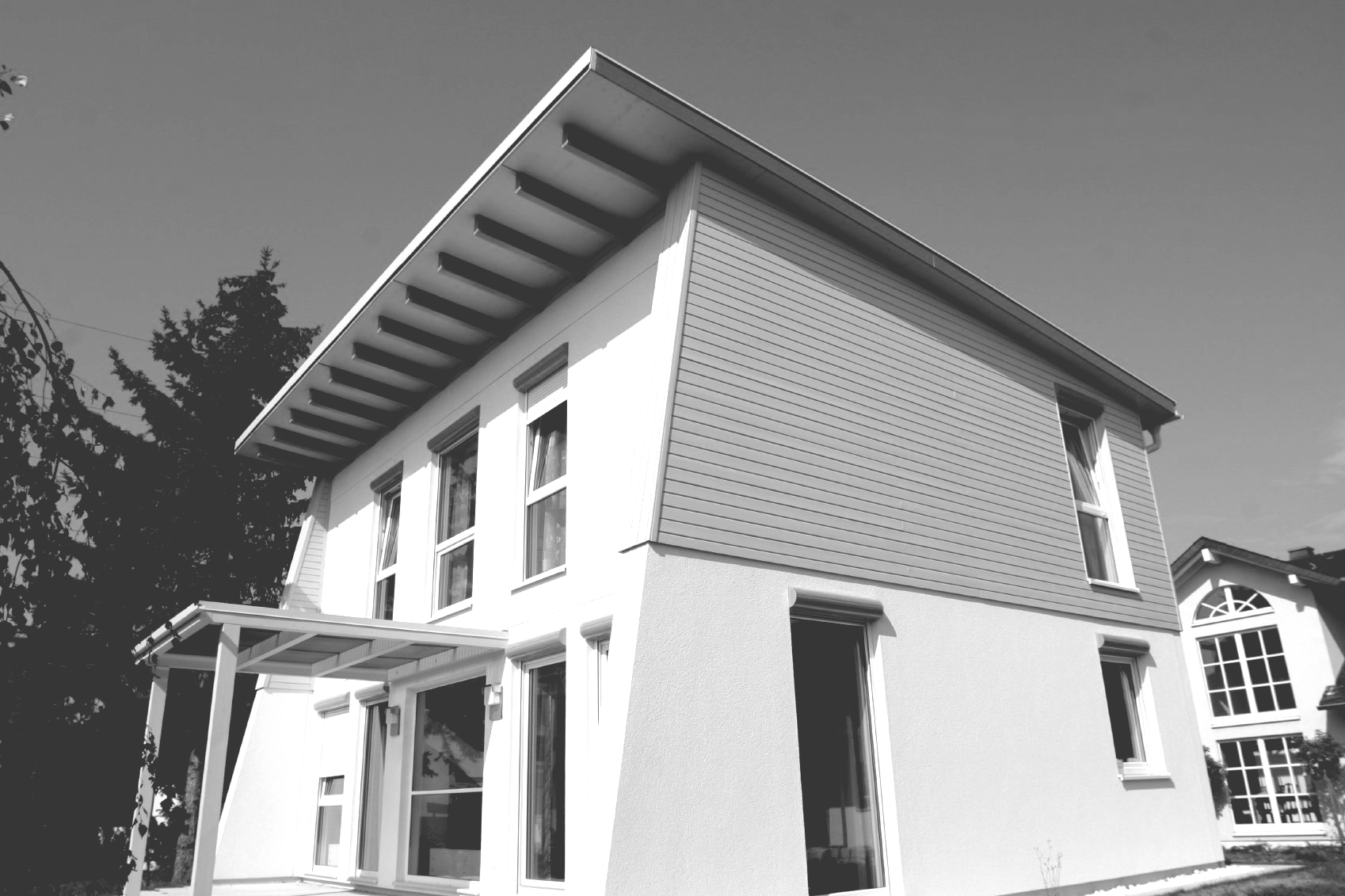 Ein Bild; Gebäude, Eingangsbereich aussen