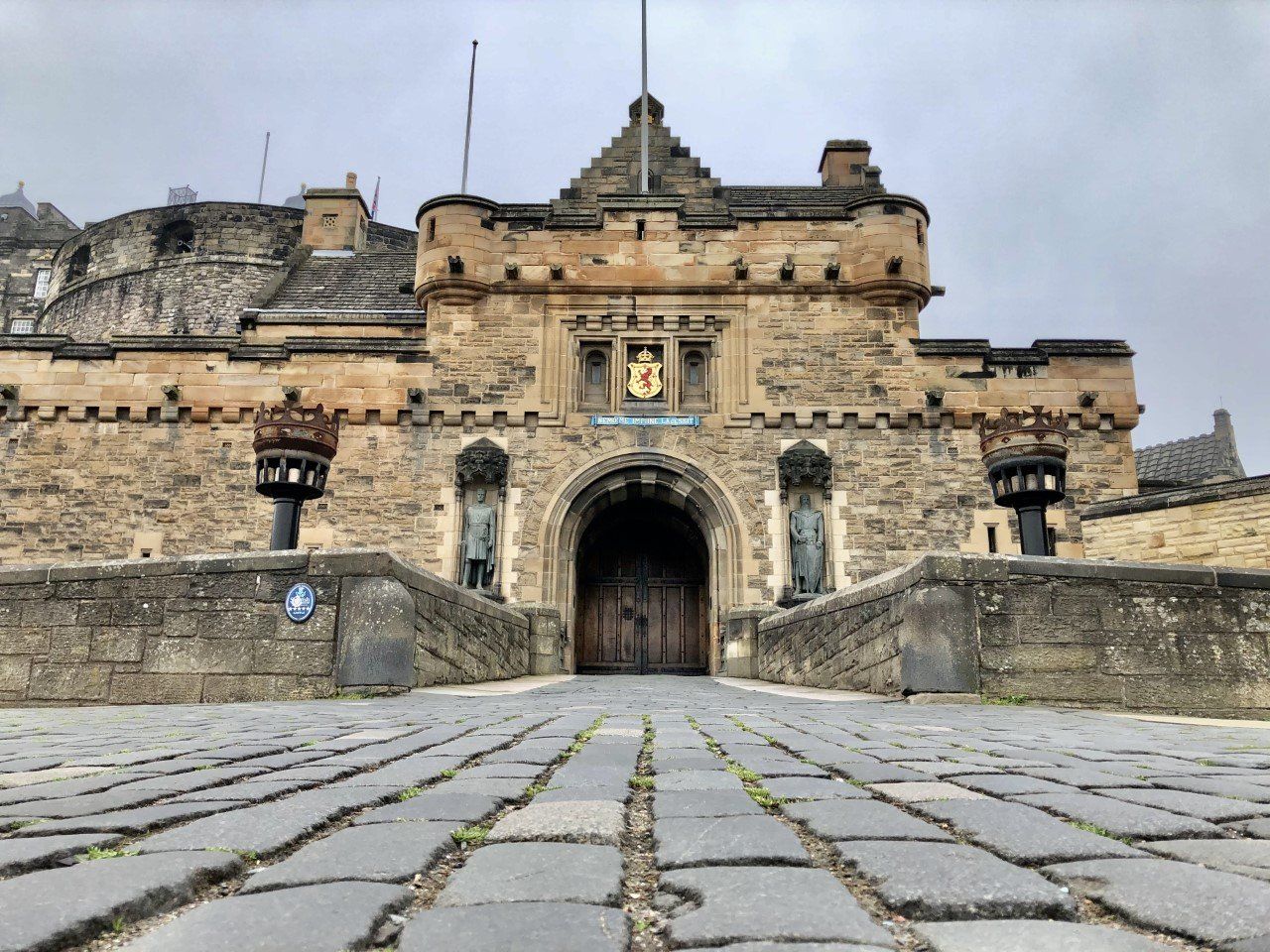 Edinburgh Castle gate and front entrance