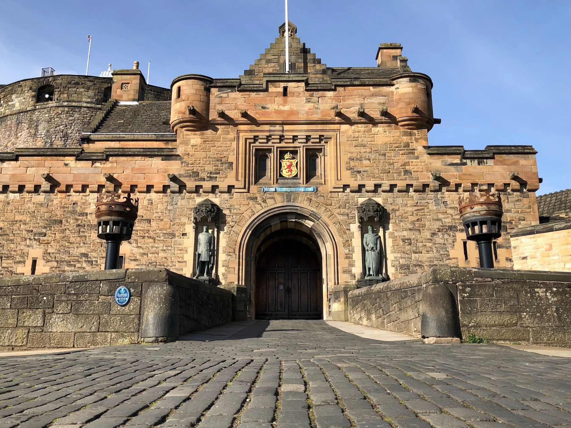 Edinburgh Castle on a private walking tour.