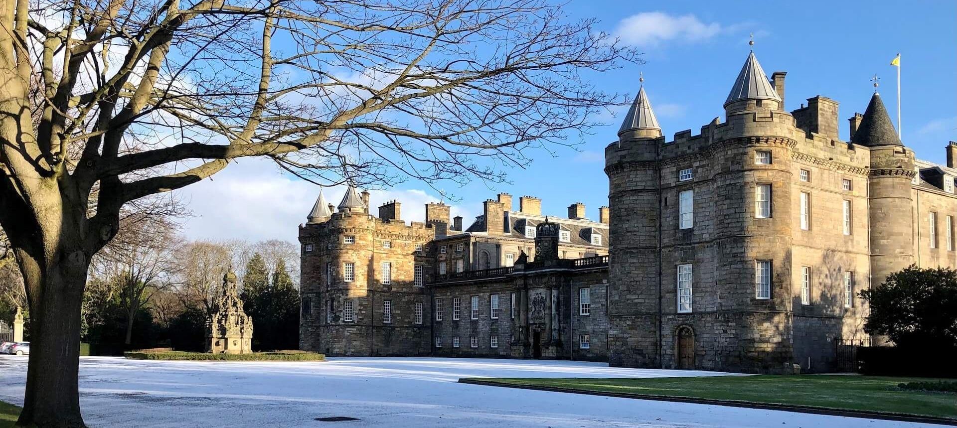 Edinburgh winter tours. Holyrood Palace