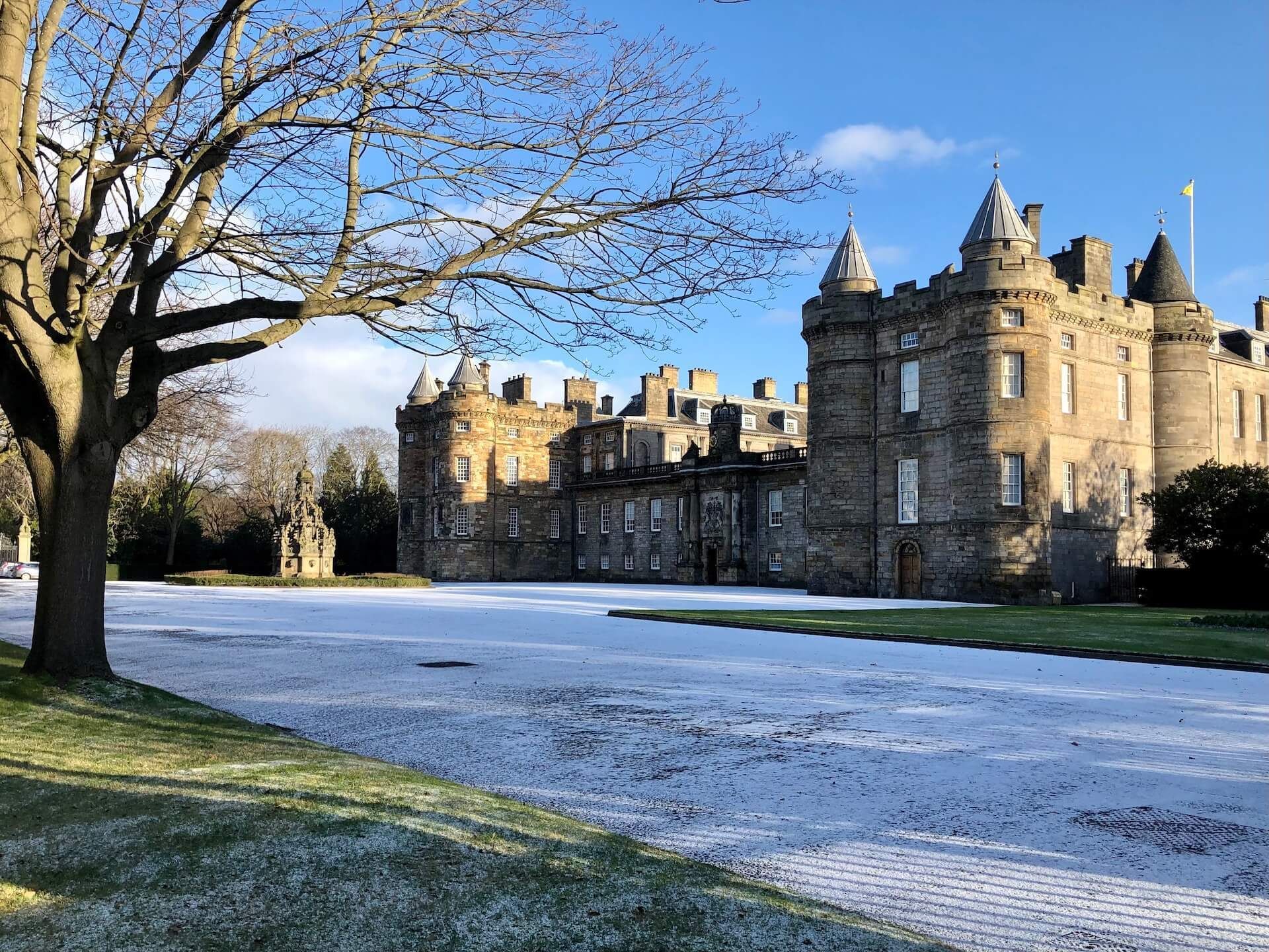 Holyrood Palace Winter