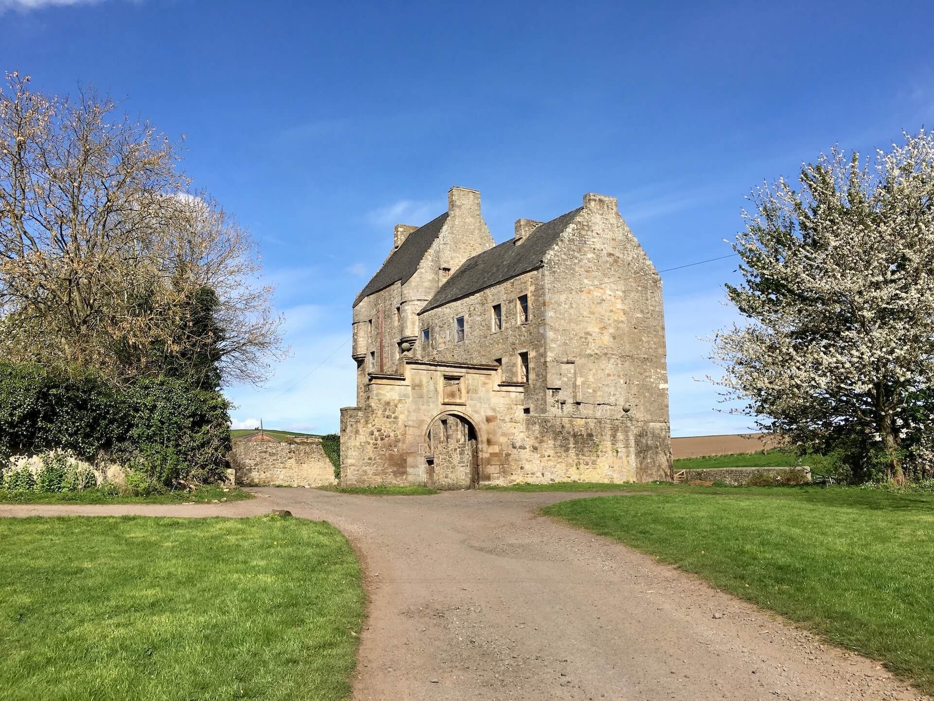 Midhope Castle pictured on a summer day by Edinburgh Tour Guides