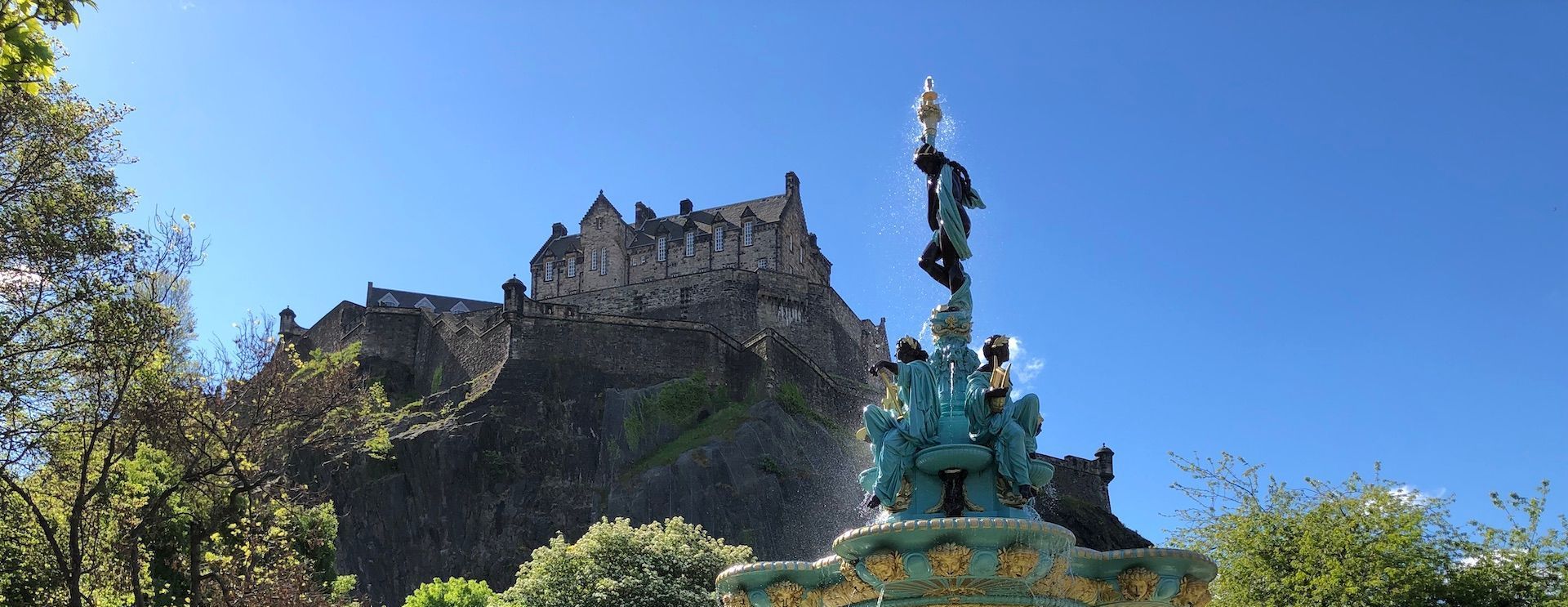 Ross Fountain pictured on a sunny day in Edinburgh.