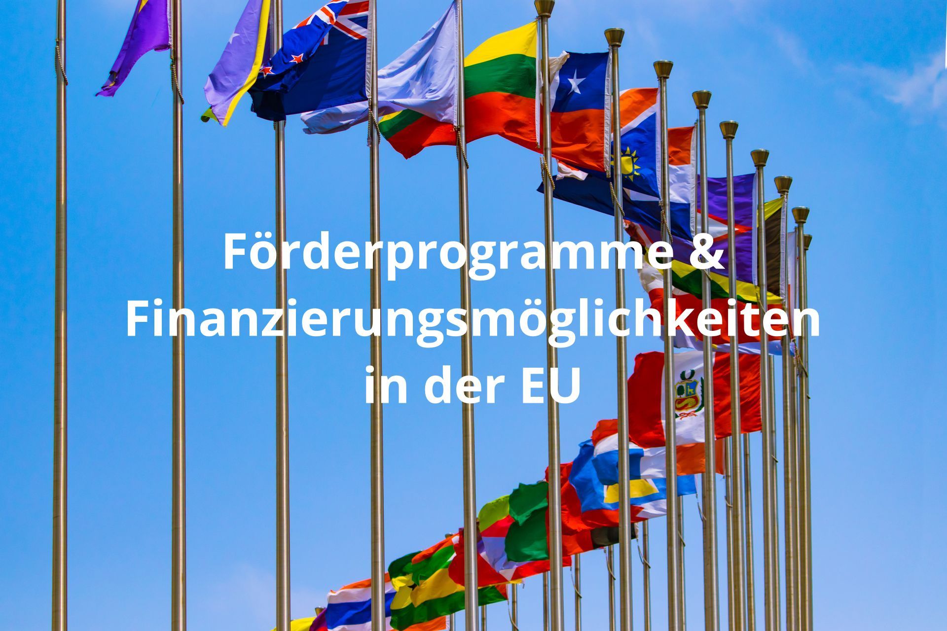 Förderprogramme & Finanzierungsmöglichkeiten in der EU