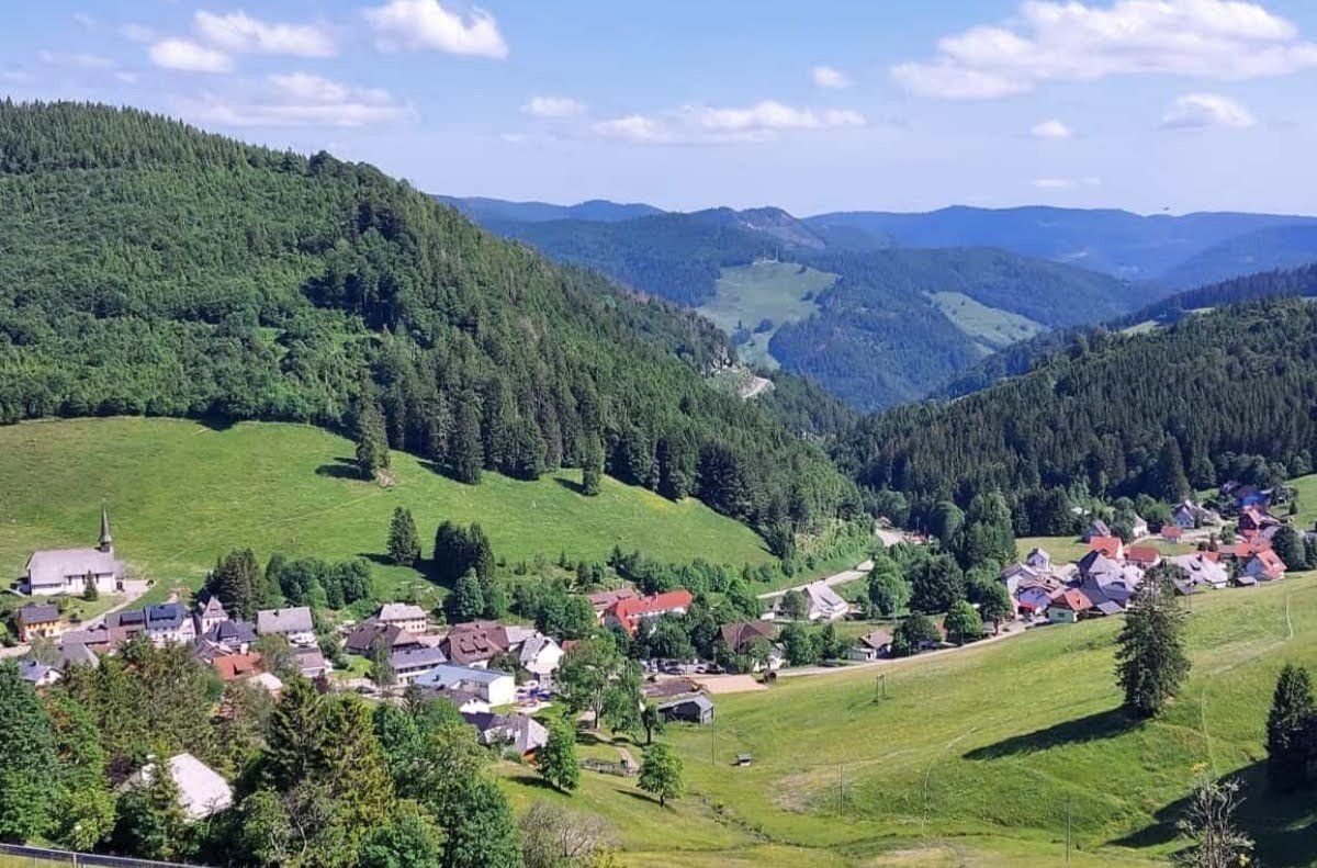Blick auf Muggenbrunn und Hasenhorn.