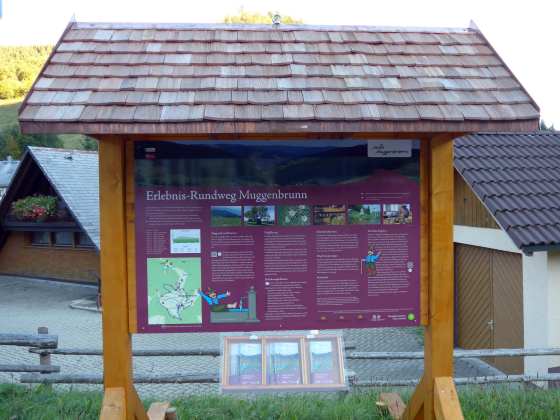 Infotafel Erlebnisrundweg Muggenbrunn