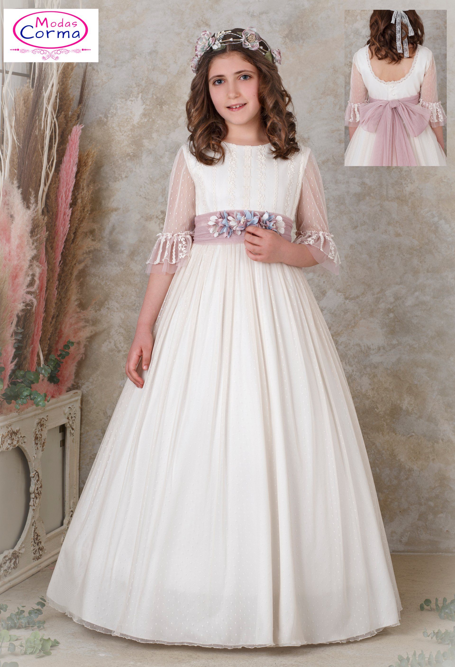 Vestido comunión Ave Maria 24003
