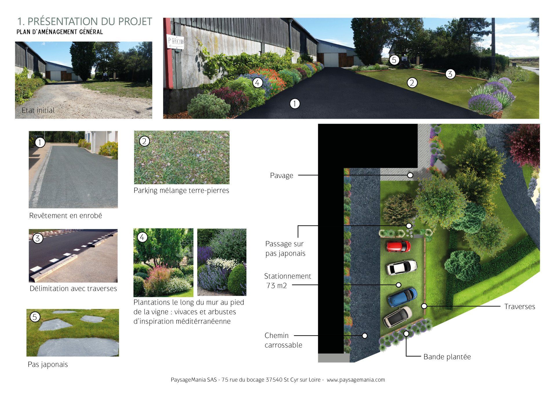 planche d'ambiance plan texturé jardin image de synthèse vente de fromage point de vente paysager paysagiste Pontault-Combault paysagiste Tours paysagiste concepteur Tours Paysagiste concepteur Paris aménagements paysagers architecte paysagiste bureau d'études