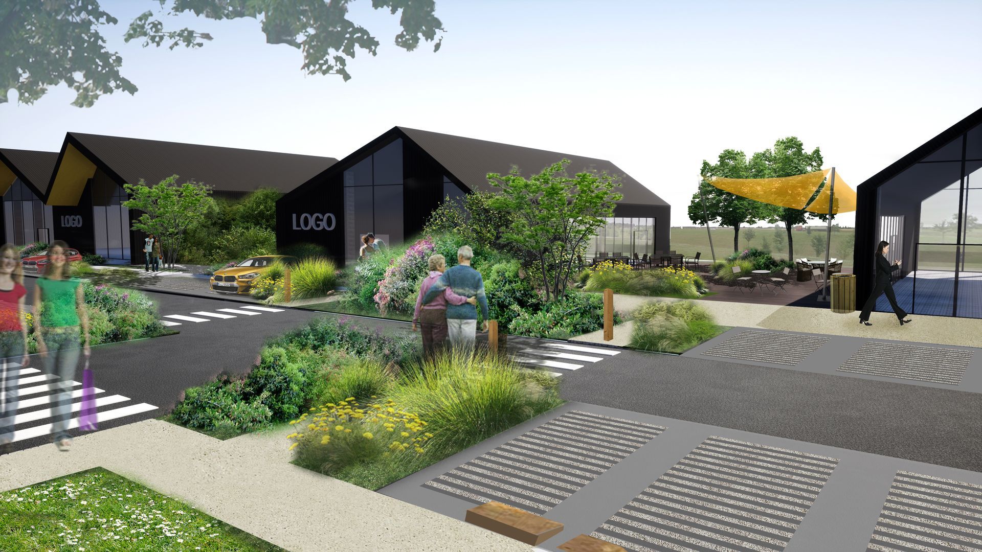 Bureau d'études externalisé permis d'aménager projets industriels paysagiste Pontault-Combault paysagiste Tours paysagiste concepteur Tours Paysagiste concepteur Paris aménagements paysagers architecte paysagiste bureau d'études