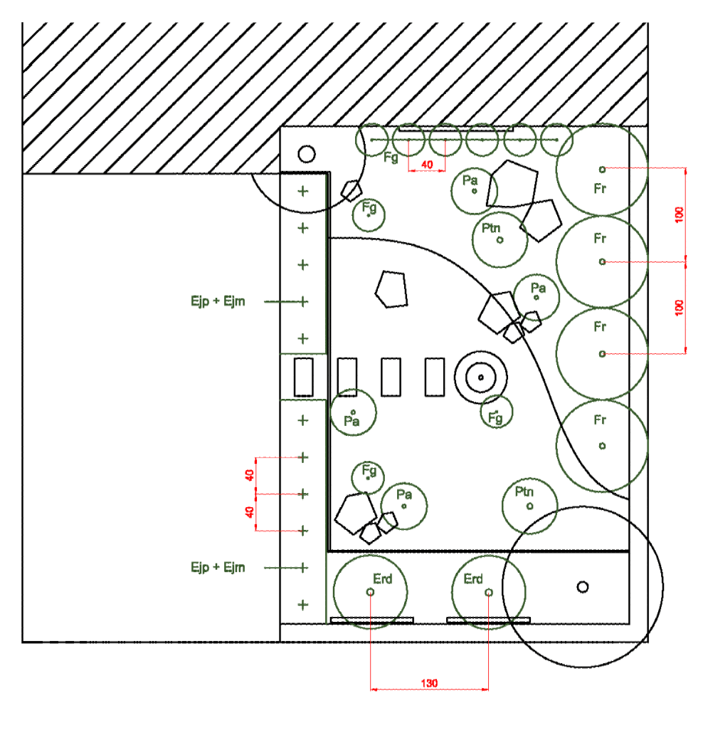 Plan plantation création massif conception document technique paysagiste Pontault-Combault paysagiste Tours paysagiste concepteur Tours Paysagiste concepteur Paris aménagements paysagers architecte paysagiste bureau d'études
