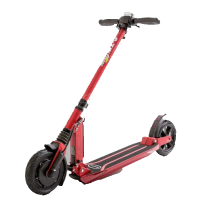 Seguros de patinete Patinete eléctrico rojo semiplegado