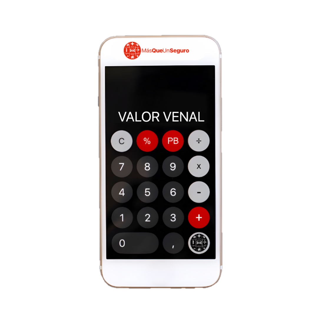 Movil con calculadora abierta