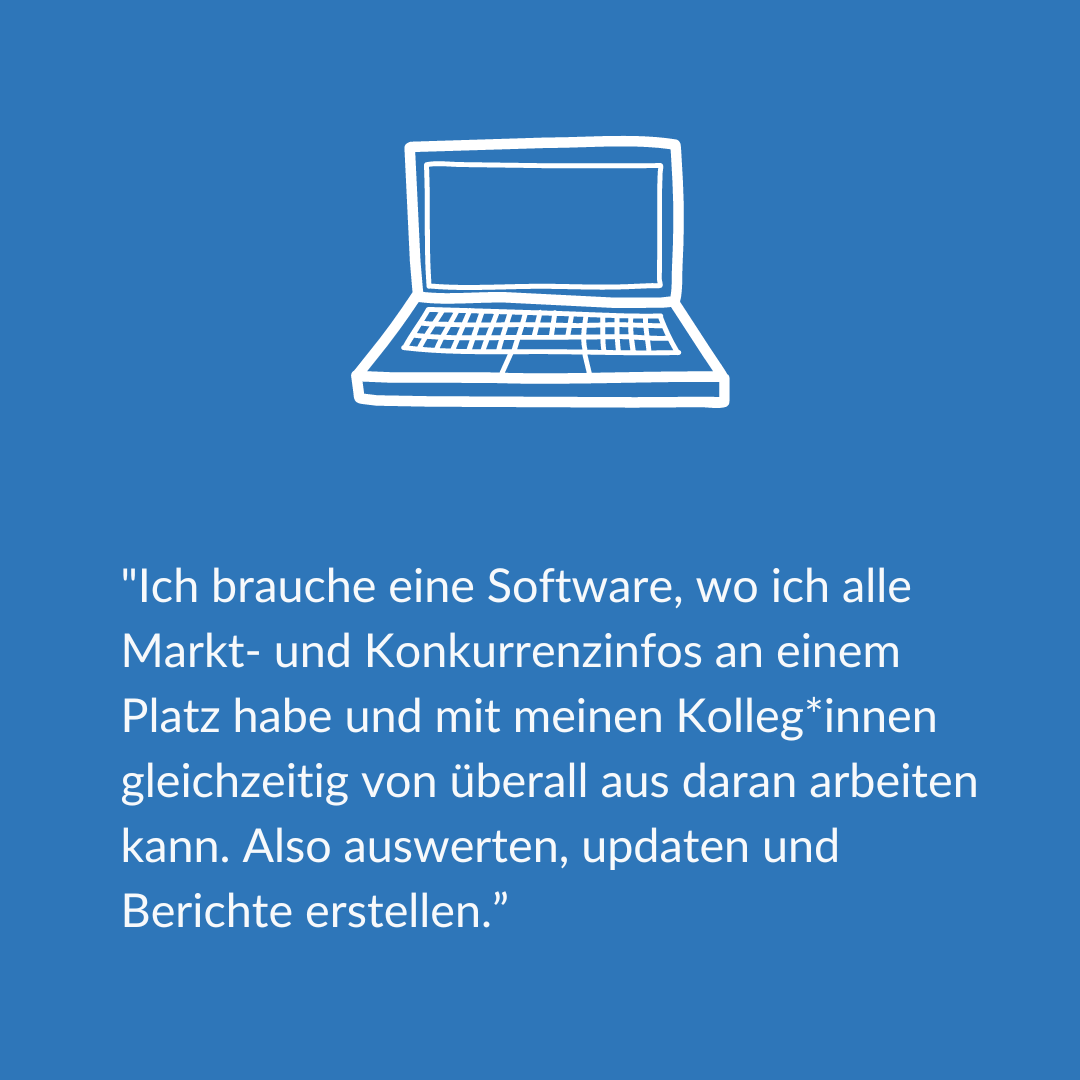 Software für Marktanalyse