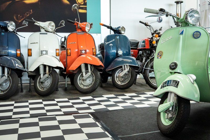 Roller Restauration bei Vespa Roock