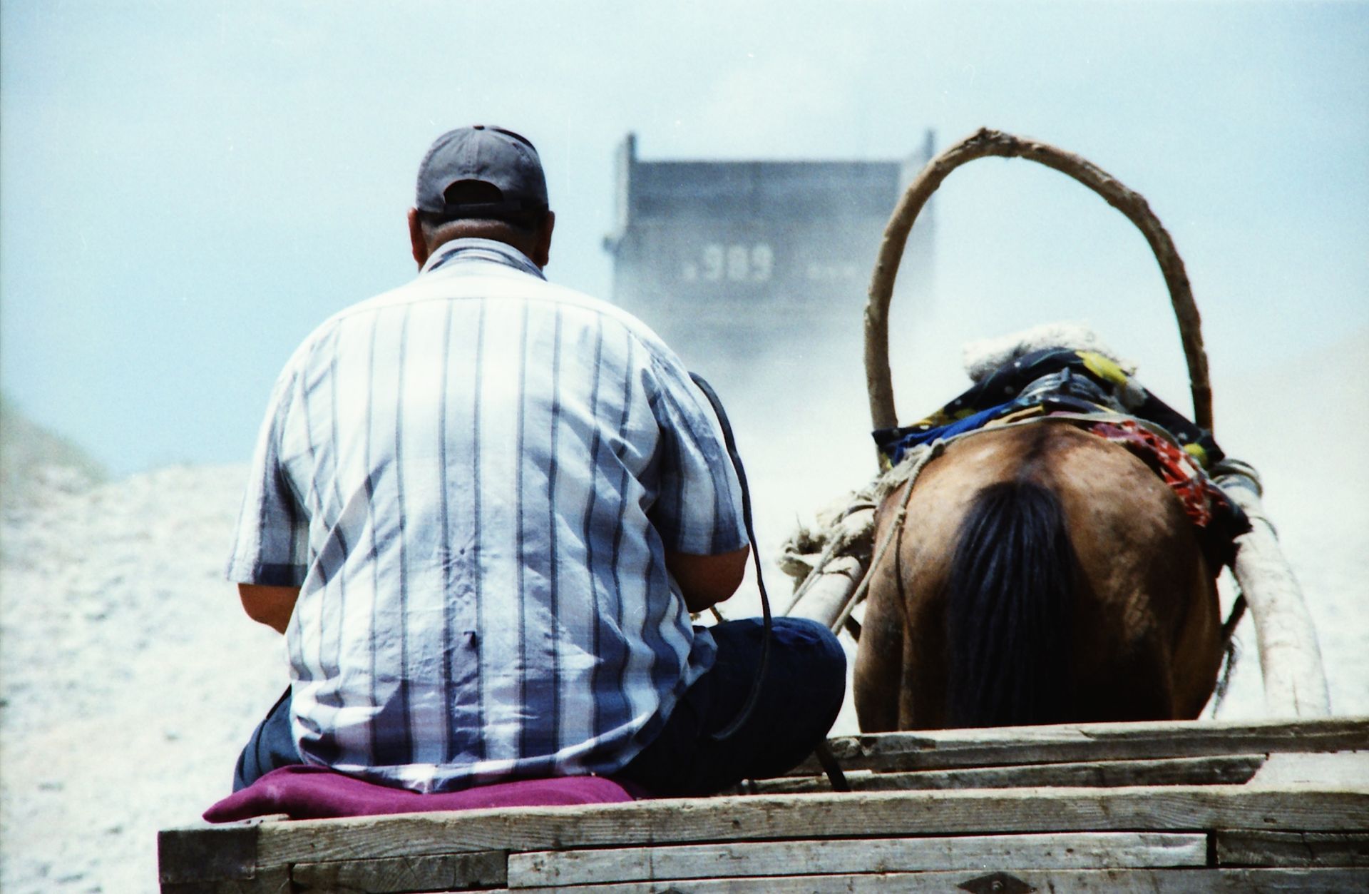 South Kazakhstan Shymkent Harvest Season August September 2005 Cross-processed analog photographic film