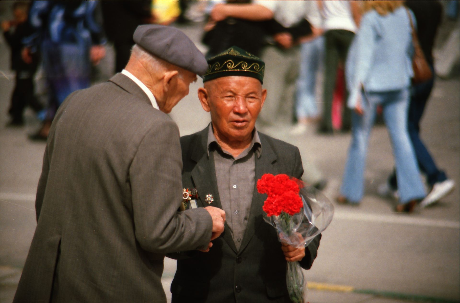 South Kazakhstan Shymkent Victory Day Veterans 09 May 2005